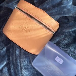 Saie Peach Mini Vanity Makeup Case